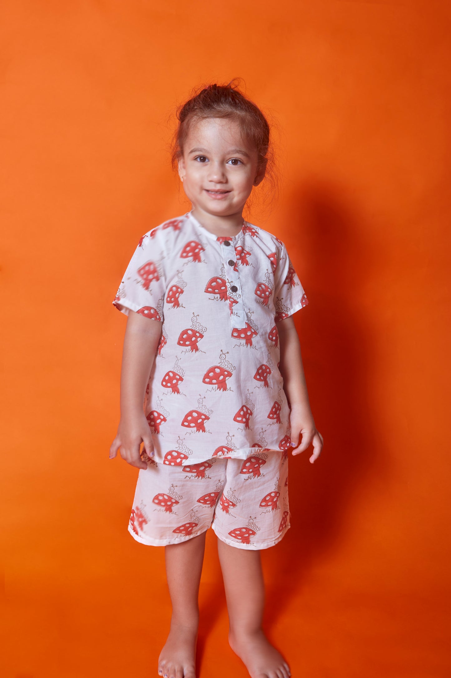 Roomy Mushroom Shorts Sets